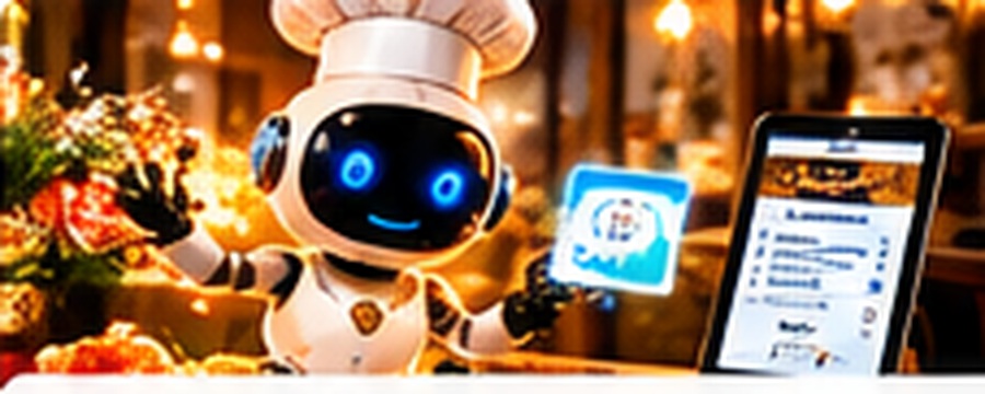 Assistant Capia Resto avec un téléphone de commande
